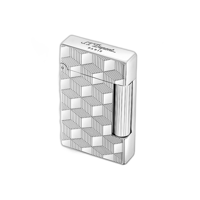 自营欧洲直邮S.T.Dupont法国都彭INITIAL创始系列银色黄铜黄火焰