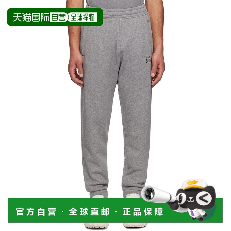 香港直邮MAISON KITSUNE 男士 灰色 Bold Fox Head Patch Comfort