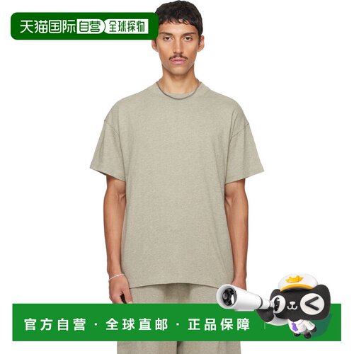 香港直邮essentials fear of god 男士 灰色 Essential T恤 RW002