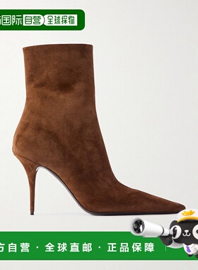 1h可退 香港直邮Saint Laurent 圣罗兰 女士 Ashley 尖頭踝靴 809