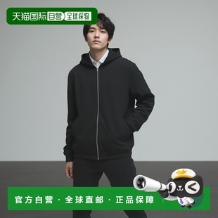 1h可退 香港直邮Acne Studios 男士连帽拉链运动衫黑色卫衣微标 C