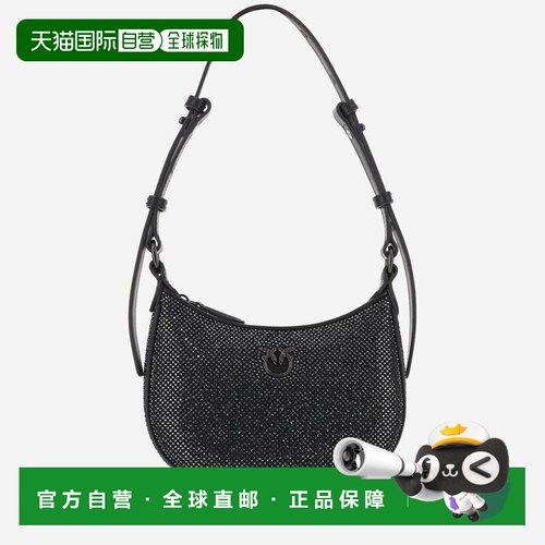 1h可退 香港直邮PINKO 女士单肩包 103538A21OZ99F AW2024 黑色 H