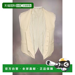 羊毛米白色高领背心 男士 自营欧洲直邮Maison Margiela