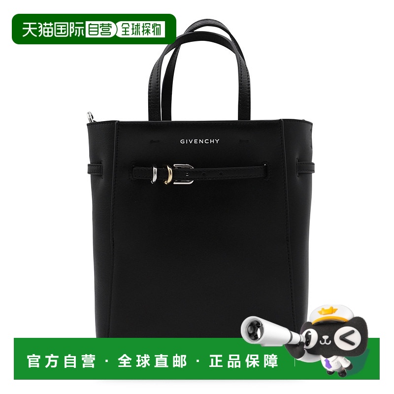 香港直邮Givenchy 纪梵希 女士 BLACK LEATHER VOYOU MINI TOTES