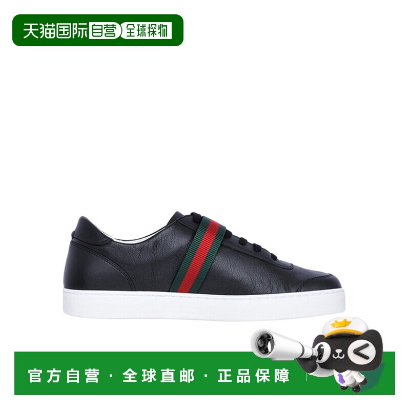 自营1h可退 Gucci logo标识低帮板鞋 407332A38B0运动鞋男鞋古驰图片