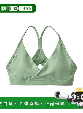 自营欧洲直邮PATAGONIA BETA 交叉运动文胸女士绿色马甲背心聚酯