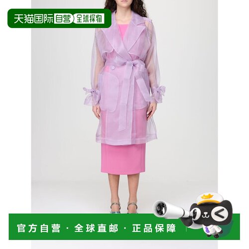 香港直邮PINKO 女士外套 106614A2DJY63 SS2026 紫色 Trench Cocc