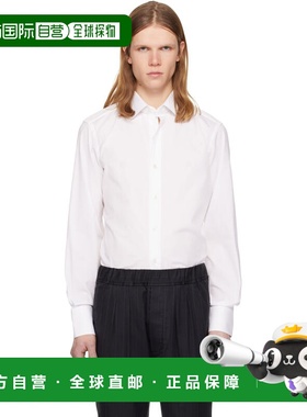 1h可退 香港直邮Tom Ford 汤姆 福特 男士 白色 Stretch Poplin S