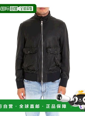 1h可退 香港直邮Neil Barrett 黑色徽标休闲夹克 BPE548C700L