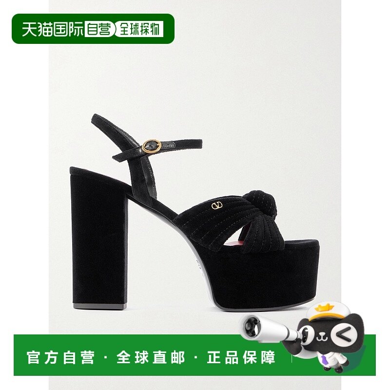 1h可退 香港直邮valentino 华伦天奴 女士 Crasher 125 天鹅绒防