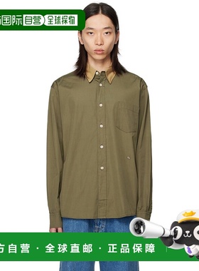 1h可退 香港直邮Our Legacy 男士 卡其色 Beyond BD 衬衫 M4252BP
