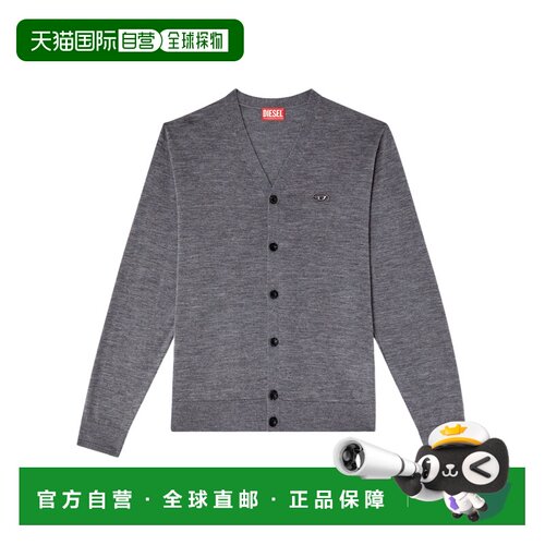 1h可退 香港直邮DIESEL 男士针织衫 A174430DCCH96K AW2025 灰色