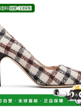 香港直邮MANOLO BLAHNIK 莫罗 伯拉尼克 女士 灰白色 BB 90 高跟