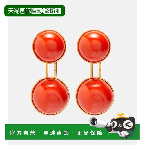 香港直邮alaia 女士 球形小号耳环 orange橙色 舒适时尚