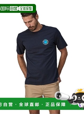 自营欧洲直邮PATAGONIA UNITY FITZ RESPONSIBILI-TEE 暗蓝色棉质