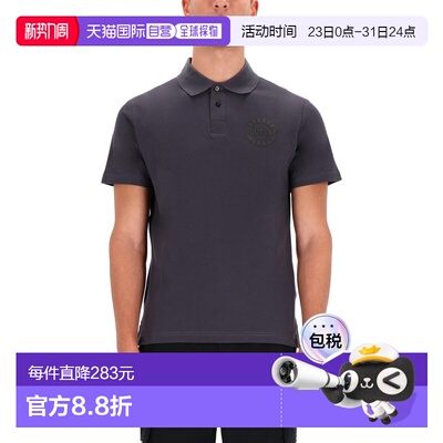 1h可退 香港直邮versace 范思哲 男士 带LogoPolo衫 79GAGT06CJ01