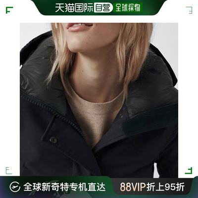 【99新未使用】香港直邮CANADA GOOSE 女士海军蓝色羽绒服 6555L-