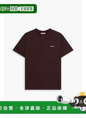 1h可退 香港直邮Coperni 女士 印花棉针织T恤 COPJS03504BROWN