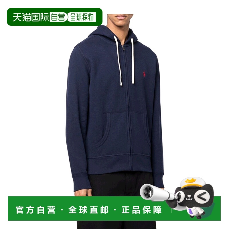 香港直邮Polo Ralph Lauren 徽标连帽卫衣 710813297004拉链