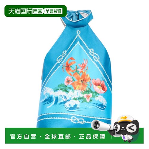 Gucci 印花真丝斜纹上衣 A003PYZAVKN挂脖 【付后1h可退】