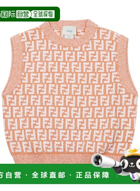 1h可退 香港直邮Fendi 圆领针织背心 JFG241AVW7