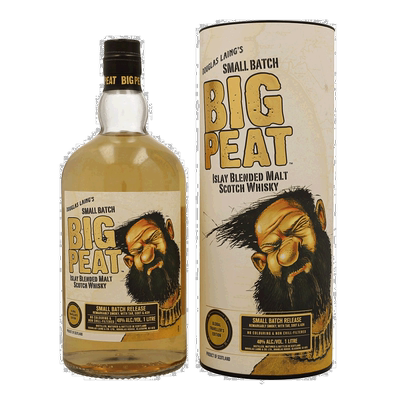 欧洲直邮Big Peat威士忌酒水1000ml大鼻子艾雷岛调和麦芽礼盒装