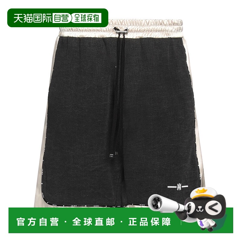 1h可退 香港直邮AMIRI 男士 牛仔短裤 black黑色 舒适时尚