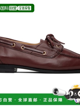 1h可退 香港直邮Bally 巴利 女士 酒红色 Plume 乐福鞋 WF002VBU0