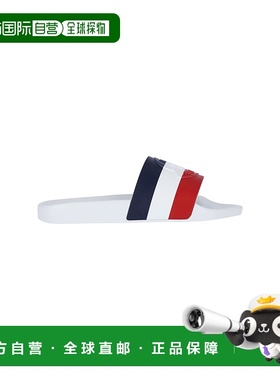 1h可退 香港直邮Moncler 盟可睐 男士 白色凉鞋 09A4C0002001A490