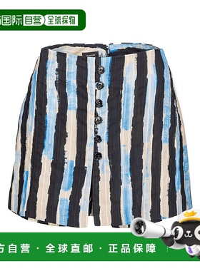 香港直邮Pinko 品高 女士 条纹短裤 103777A1UK印花