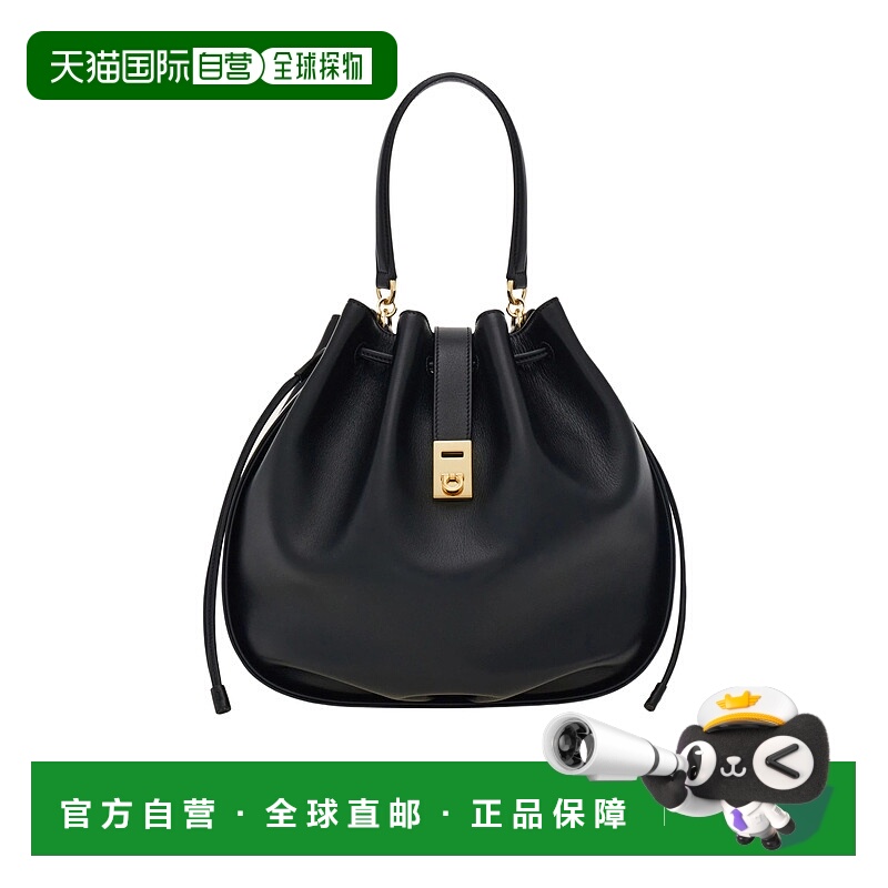 香港直邮Salvatore Ferragamo 抱扣水桶包 21A549