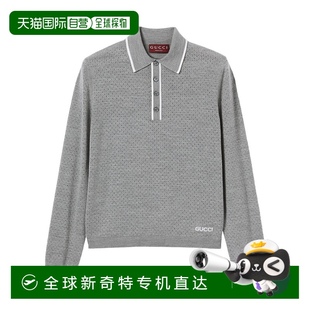 Men 香港直邮25SS 嵌花针织 Polo 衫