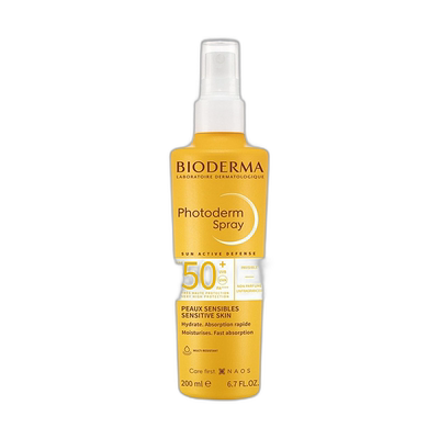 欧洲直邮Bioderma/贝德玛皙妍系列倍护SPF50防晒喷雾200ML/瓶正品