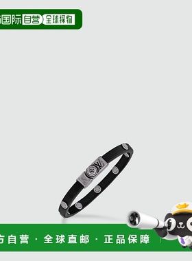 自营1h可退 欧洲直邮LV/路易威登 男士黑色金属/皮革手链新款配饰