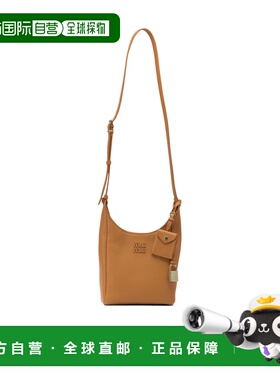 1h可退 香港直邮Miu Miu 徽标单肩包 5BE0992IFLVOOO