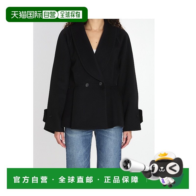 香港直邮Chloe 长袖大衣 CH25WMA70071羊毛双排扣