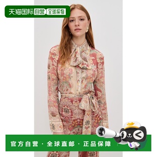 1h可退 香港直邮ZIMMERMANN 女士 Rebellion 蝴蝶结衬衫