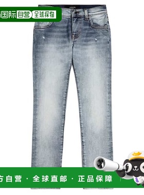 1h可退 香港直邮AMIRI 男童 Stack 修身牛仔裤童装 blue蓝色 舒适