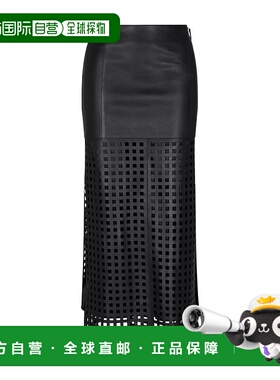 香港直邮Emporio Armani 穿孔半身裙A字裙包臀裙 EW002800AF19288