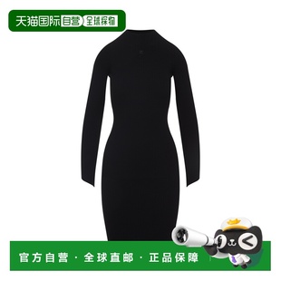 圆形罗纹迷你连衣裙 女士 325MRO690FI 香港直邮Courreges 1h可退