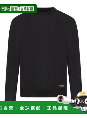 香港直邮Prada 圆领针织衫 UMB92716AISOOO普拉达长袖