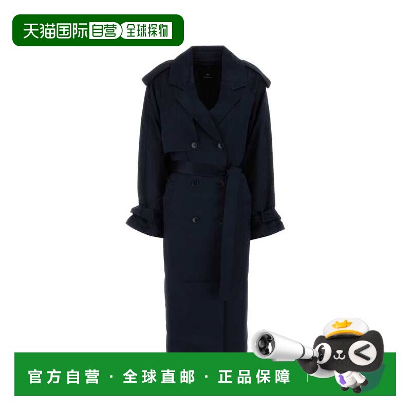 1h可退 香港直邮Anine Bing 女士风衣 A0111779NAV01 SS2026 深蓝