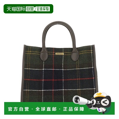 香港直邮barbour 巴伯尔 女士 BARRHILL 格子呢包包 LBA0423LBAO