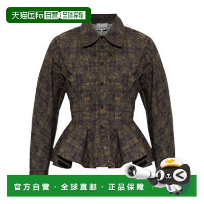 1h可退 Ganni 图案上衣 A104050510742