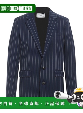 1h可退 香港直邮Ami Paris 男士 西装外套 blue蓝色 舒适时尚