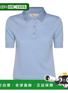 1h可退 香港直邮Blumarine 蓝色情人 女士 短袖Polo衫 A444M095A