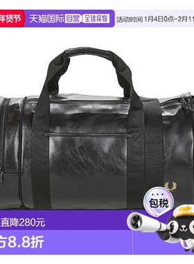 欧洲直邮Fred Perry 男女同款 TONAL BARREL BAG 运动包 黑色 时