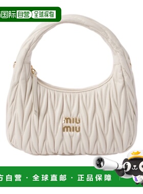 香港直邮Miu Miu Wander Matelasse Hobo单肩包 5BC153N88VOOO