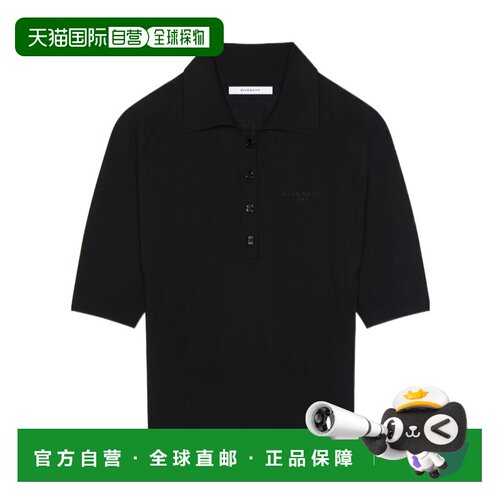 1h可退 香港直邮GIVENCHY 女士POLO衫 BW61L64ZU3001 SS2026 黑色