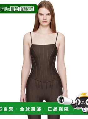 1h可退 香港直邮Mugler 穆勒 女士 独家发售棕色胸衣 25F3TO08178